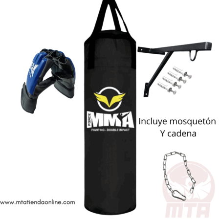 Kit – Saco MMA + 1 Par de Guantes MMA + Soporte sacos de boxeo