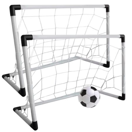 Cancha Fútbol Niños Armable Mini Arcos Balón